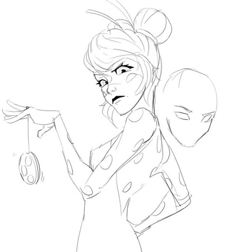 shadybug sketch - Como Hice el dibujo