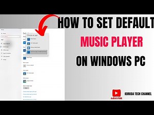 How To Set A Default Music (Media) Player On Windows PC