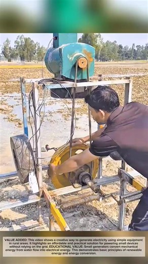 How Farmers Generate Electricity from Water Flow #craftedeveryday