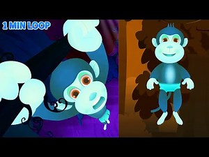 🎶 [2 MINUTE LOOP] Five Little Monkeys Sound Variations Remix 🐒 Fun Rhythm Versions @MonkeyRhymesHub