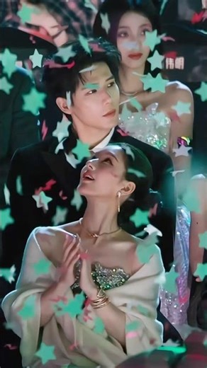 In front of the prince stands a princess. (The last two characters are likely unrelated and can b...