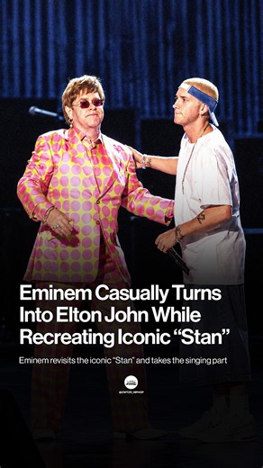 Eminem recreating “Stan” went completely wrong 😂 #eminem #eltonjohn #eltonjohn #viral #rap #foryou