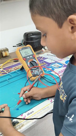 ISA check LED using Multimeter at XPERT repair Siddhpur