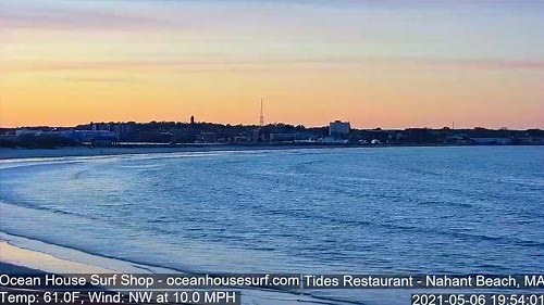 Nahant Beach Surf Cam, MA