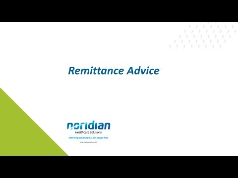 Remittance Advice