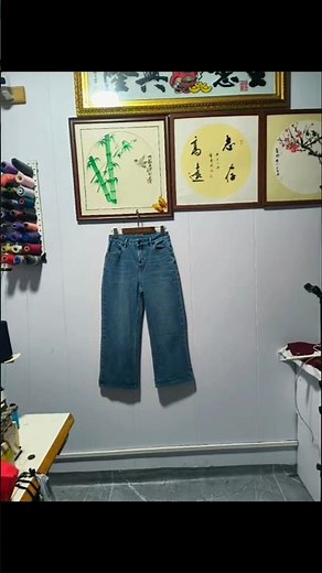 Jeans original edge tutorial "Craftsman" "Clothes transformation" "Preference incentive plan#shorts