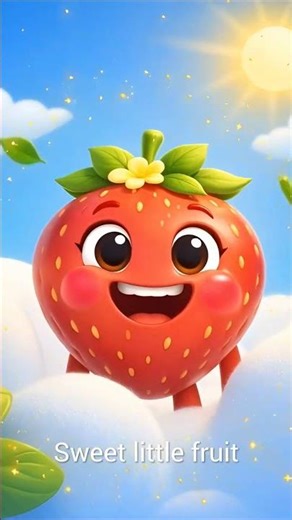 🍓 Strawberry Peek-a-Boo Song | Learn Fruits for Toddlers