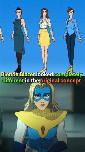 Blonde Blazer's Original Design Looked Completely Different #dispatch #dispatchgame