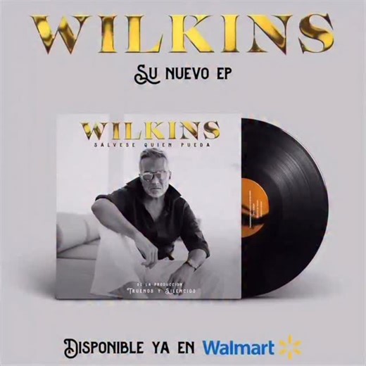 🎶 No olvides adquirir el nuevo EP de Wilkins 🎧 Que incluye sus más recientes temas y su más reciente sencillo “Juntos a la Par”. ¡Disponible en formato vinilo en Walmart! 💿 Tracklist: Lado A 1. Prométeme que nunca me dirás adiós 2. Voy a dejar 3. Hey, no te vayas 4. Juntos a la par Lado B 1. Amor En El Tequila A GoGo 2. Sálvese Quien Pueda 3. Sálvese Quien Pueda (Dance Versión) #Wilkins #ElDivinoRockmántico | Wilkins