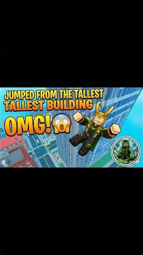 JUMPING OFF THE TALLEST BUILDING IN ROBLOX! 😱💥
