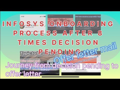 Infosys offer letter||Infosys decision pending ||infosys onboarding #infosys #career #hiring
