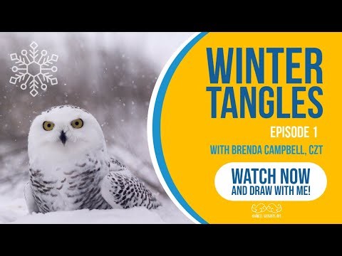 Winter Tangles – using the Zentangle® Method with Brenda Campbell, CZT