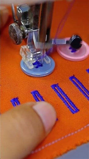 Easy Button Sewing Using Machine #sew #machine