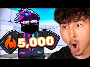 I finally got a 5,000 WINSTREAK in Roblox Rivals!
