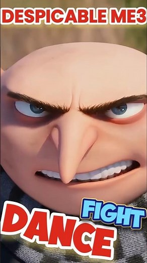 Despicable Me 3 – Epic Dance Fight Scene | Gru vs Balthazar Bratt #Shorts