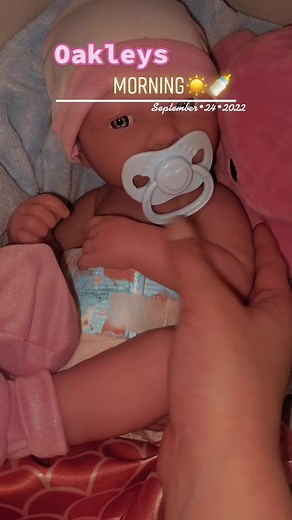 Morning routine!🍂🎃⚠️FAKE BABY⚠️#fyp #viral #views #reborn #walmart #doll #morning #routine #aeshetic