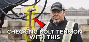 Simple Way to Check the Tension of Cutting Edge Bolts - Fortis HD