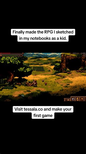 ✨ CHILDHOOD DREAMS ARE REAL ✨ Found my old 5th grade notebook 📓 and turned those messy drawings into a real game! 🎨 No coding required 🚫💻 Just typed my vision into Onetap ✍️ AI did the rest 🪄 Explore caves 🕳️ Farm fields 🌾 Epic quests ⚔️ Fully playable 🎮 Stop dreaming and start building 👇 Link in bio 🔗 #Onetap #AIGameDev #RPG #Nostalgia #IndieDev