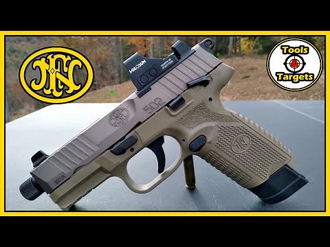 FN 502 Tactical! Quick Range Review...Leaded Barrel Not Included.