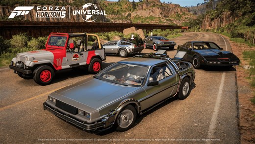 Forza Horizon 5 'Universal Icons Car Pack' Out Today, Includes Back to the Future's DeLorean and KITT from Knight Rider | XboxAchievements.com