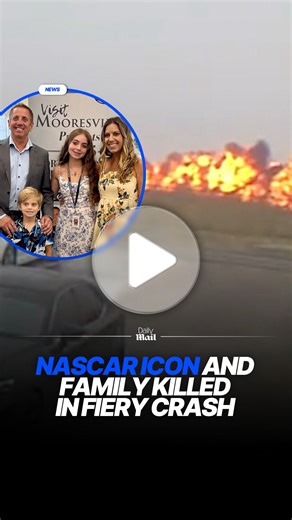 Daily Mail on Instagram: "A terrifying video has emerged showing the doomed plane carrying NASCAR legend Greg Biffle and his family exploding into a ball of flames. Biffle, 55, known as 'the Biff' in the racecar world, his wife, Cristina, and two children, Emma, 14, and five-year-old Ryder were among the victims, sparking an outpouring of tributes across motorsports. #news #world #america #NASCAR"