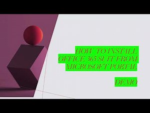 How To Install Office Apps From Microsoft 365 Portal || Complete Steps in just 3 Minutes || EASY