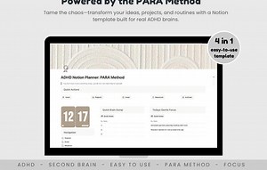 How the PARA Method Can Transform Your ADHD Planner in Notion