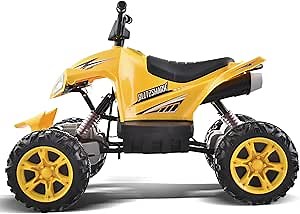 Blitzshark 24V Kids Ride on ATV 4WD Quad 4x45W Powerful 4-Wheeler Super Fast Electric Vehicle, with 10AH Battery, 6.5 MPH Speed, Soft Braking, Full Metal Suspensions & Free Protective Gear