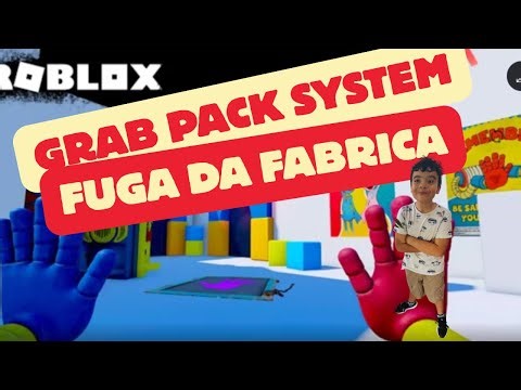 👉TESTEI TODOS os GRAB PACKS no Roblox 😱 | Consegui ESCAPAR da FÁBRICA?! 🏭⚡