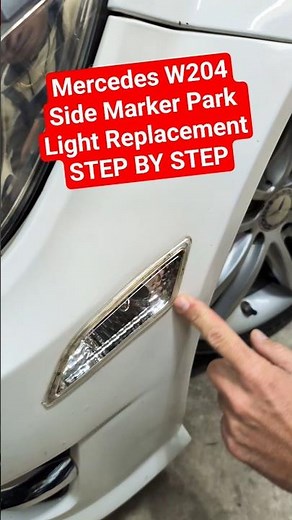 Mercedes W204 Side Marker Parking Light Replacement C250 C300 C350 C180 C200 C280