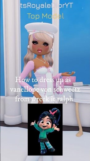How to dress up as vanellope von schweetz in dress to impress #roblox #dresstoimpress #fyp #viral