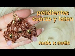 HOW TO MAKE MACRAME EARRINGS STEP BY STEP
