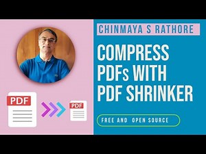 PDF Shrinker App for Windows & Linux | Compress PDFs | Reduce Size of PDF Files | Free & Open Source
