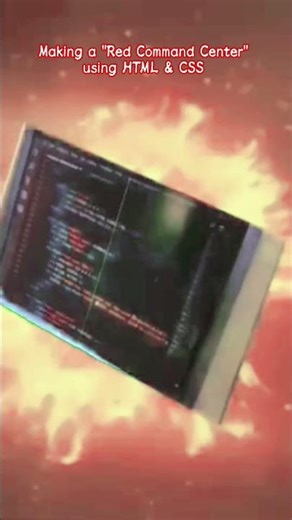 I built a HACKER TERMINAL with HTML/CSS #coding #programming #webdevelopment #html #css #javascript