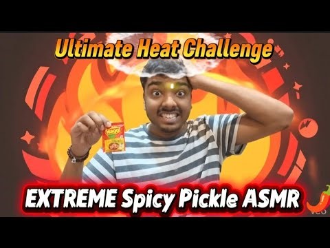 🌶️ EXTREME Spicy Pickle ASMR | Ultimate Heat Challenge! 🔥
