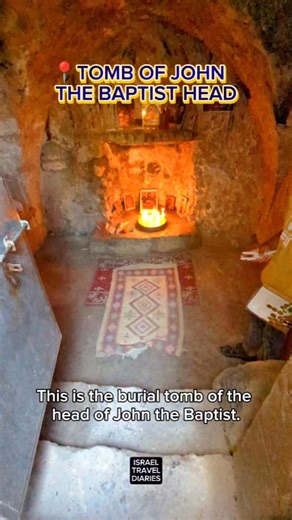 3.4M views · 99K reactions | Let's solemnly visit the Tomb of the head of John the Baptist, the forerunner of our Lord Jesus Christ. #Israel #holyland #travel #JohnTheBaptist #share #followme | Pastor Aries Paduga - The Travelling Preacher in Israel | Facebook
