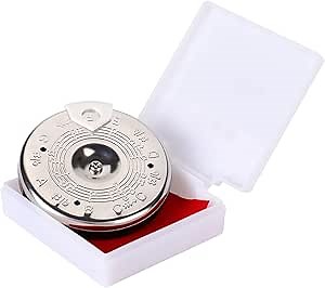 Sensitive Chromatic Pitch Pipe Tuner - 13 Pitch Pipe Tuning Tool with Case