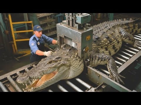 Inside a Crocodile Leather Factory | How Raw Crocodile Skin Turns Into Luxury Bags