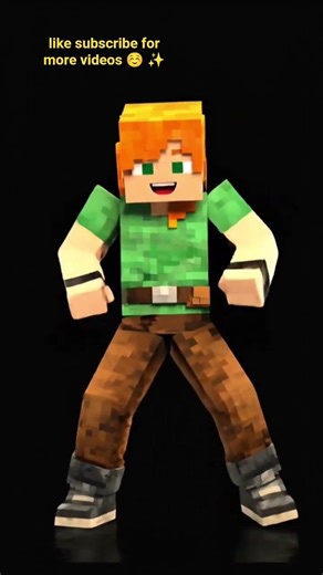 Alex from minecraft dancing on Apt song #minecraft #satisfying #dancevideo #dancechallenge #youtube