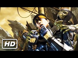 Reptile Destroying Takeda Scene | Mortal Kombat Story
