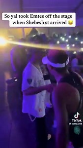 Emtee was booed off-stage by shebeshxt's fans at Alex music festival This incident happened at Alex music festival, where this artists we scheduled to perform, Emtee's performance electricity as always, but it was short-lived, as shebeshxt's fans started booing Emtee...on arrival of shebeshxt, but there is no bad blood between the two, as they could be seen shaking hands after the incident | Celebritie's news | Facebook