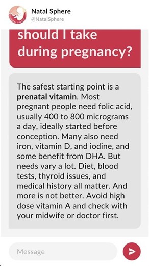 What supplements should I take during pregnancy?
