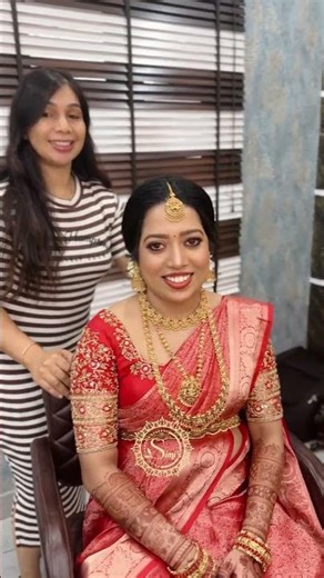 Hindu Bride Makeover | Traditional Bridal Look Transformation | FeminSpace Salon Kottayam