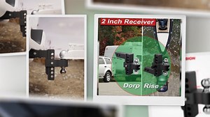 Watch VNN heavy duty adjustable drop hitch on Amazon Live