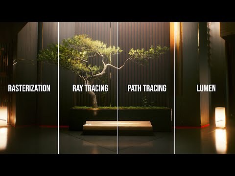 Rasterization, Ray Tracing, Path Tracing & Lumen – Explained for Beginners