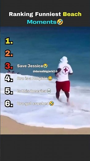 Ranking the funniest beach moments ever!!! #funnyvideo #hilariousfails #funny #fail #beach