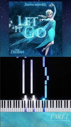 Frozen - Let It Go - Part 1 #Disney #Frozen #LetItGo #PianoTutorial