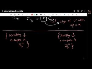 Alternating polynomials