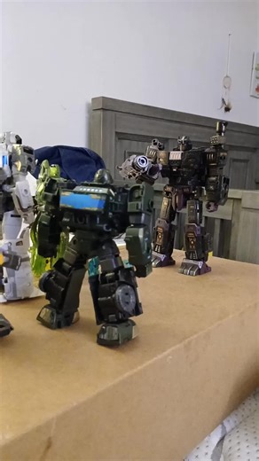 Megatronus Prime is letting his fellow Primes know that he has an anniversary with Solus Prime. #Transformers.