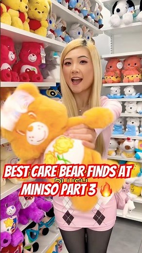 Best Care Bear finds at MINISO 🔥🐻 #carebear #plush #miniso #minisoambassador #myminisousa